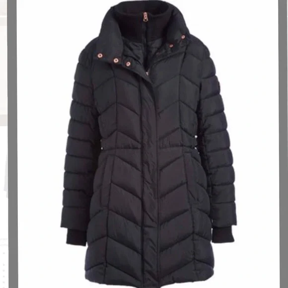 Jessica Simpson Jackets Coats Jessica Simpson Black Hooded